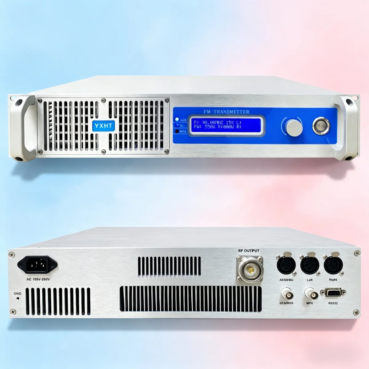 

HP- Microcomputer Control YXHT-1, 700W FM Transmitter High SNR For Radio Station & Village Radio