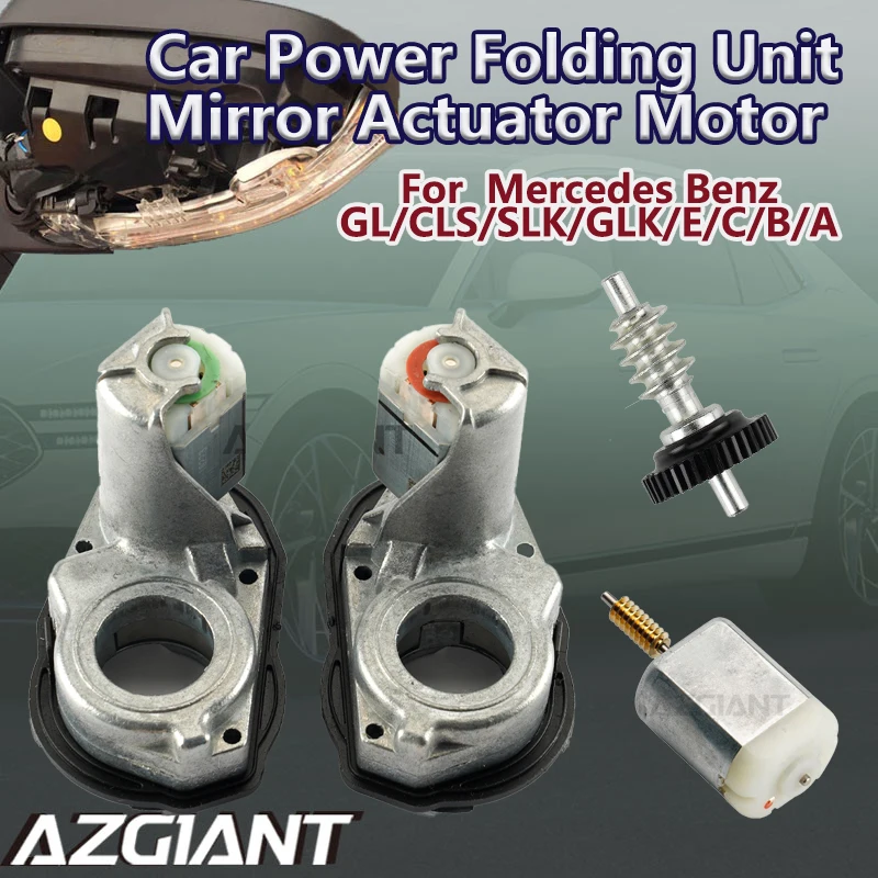 Car Door Side Mirror Electric Fold Motor For Mercedes Benz E/A/B/C/GL-Class/CLS/SLK/GLK FC-280SB-16220 12V Actuator 38T Parts