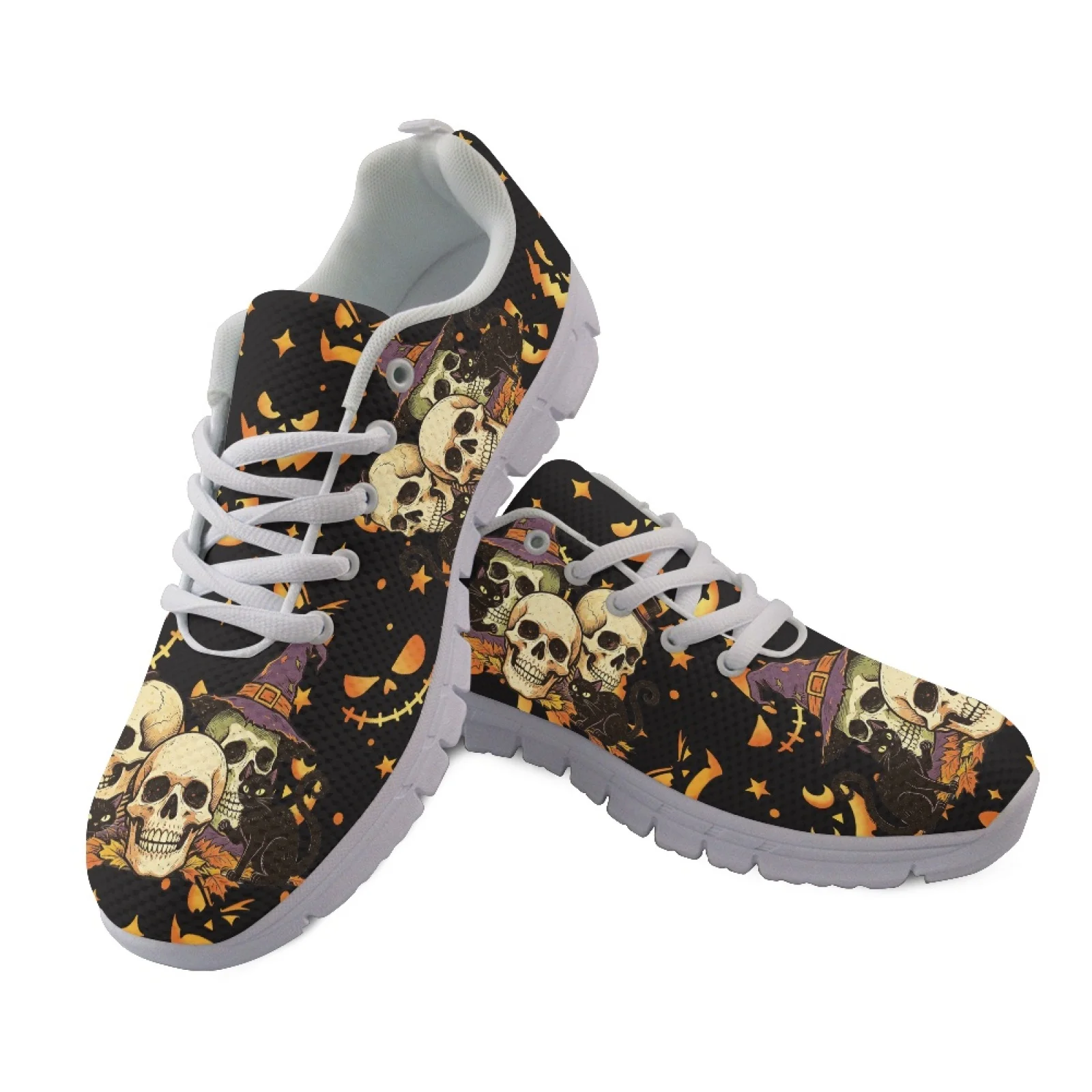 Coloranimal Spider Web Sports Shoe Mesh & EVA Sole Athletic Sneaker Low Top Sports Tennis Shoes for Mens