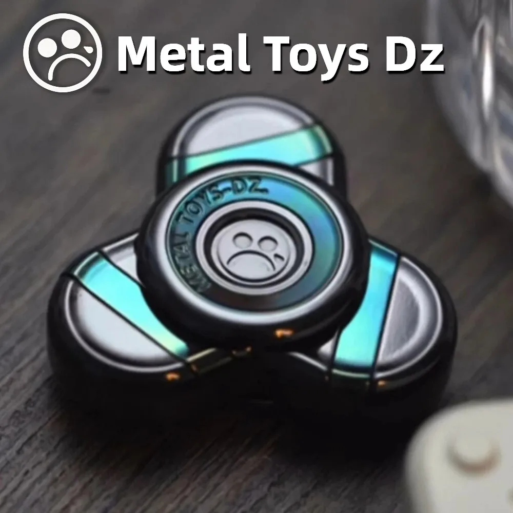 Jouets en métal Dz Trefoil Zirconium Fidget Spinner édition limitée 199 trois feuilles Gyro soulagement du Stress jouet Fidget jouets pour adultes