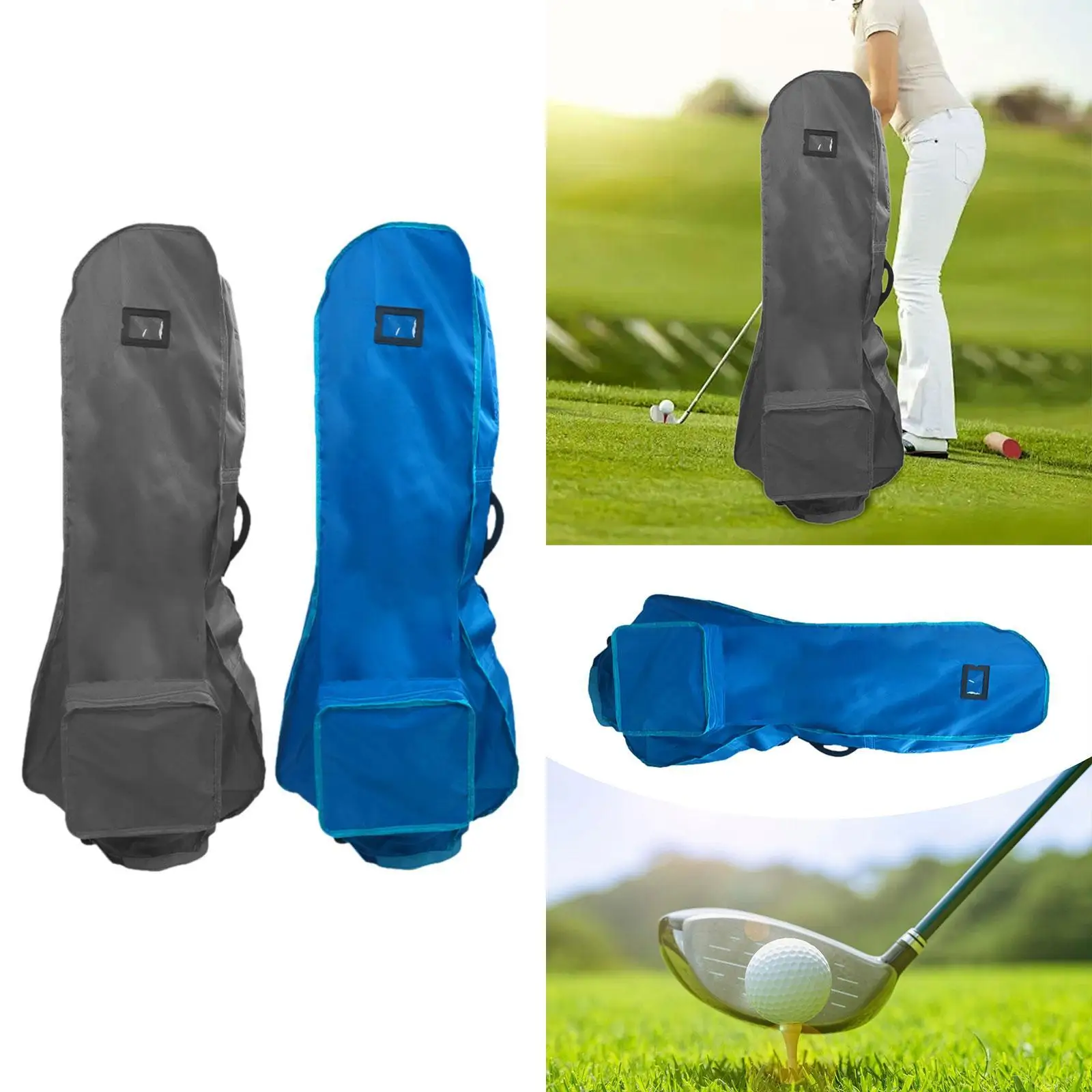 

Golf Bag Rain Cover Waterproof Cover Windproof Foldable Nylon Cart Cover Protector Suitable for