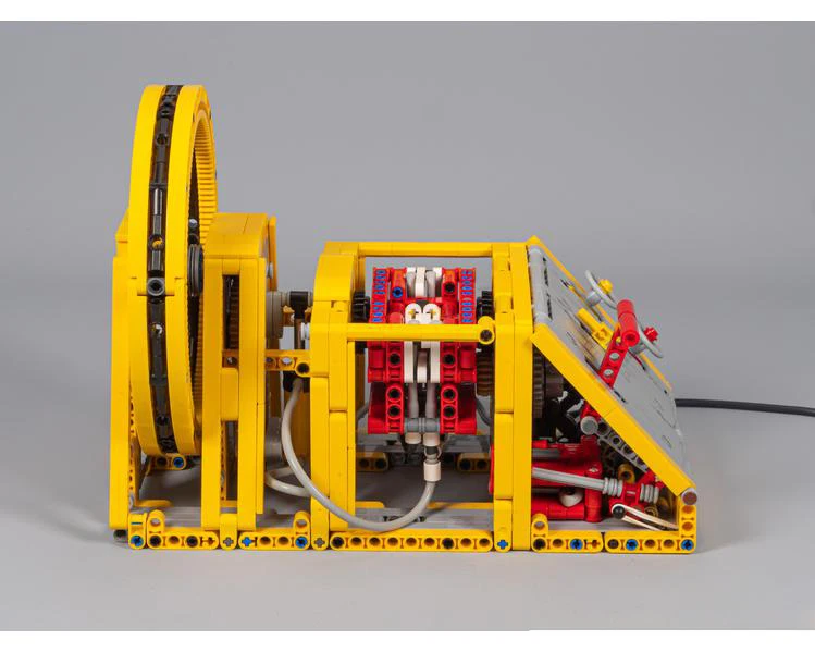 Technische Pneumatische Wiel Elektronische Tekening Puzzel Blok MOC-128169 993 Stuks Met Pneumatische Model Speelgoed Geschenken