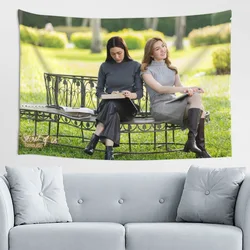 Lingorm Lingling Kwong Ormkornnaphat Hanging Cloth Thai TV The Secret of Us Drama Stills Tapestry Bedroom Wall Decor Background