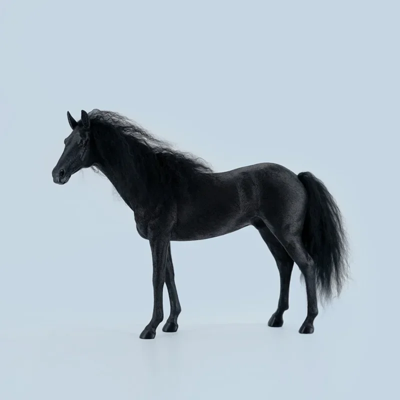 Model decoration, simulated white horse, tide play figure ornament