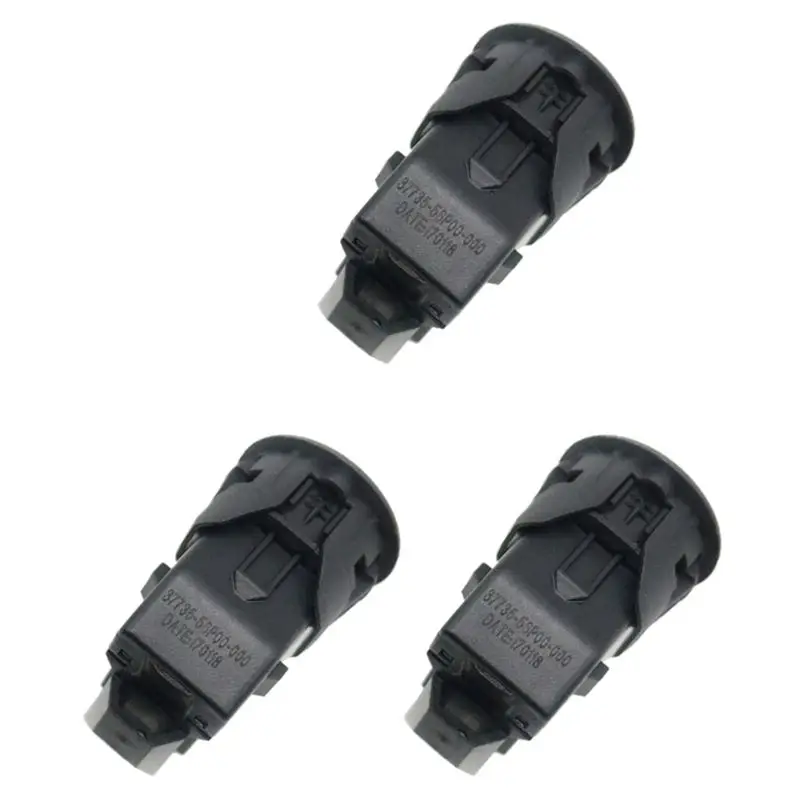 3X Park Sensor Assy Park Back Distance Radar Detector Back Car Radar Detector 37735-56P00 For Vitara 2015-2020