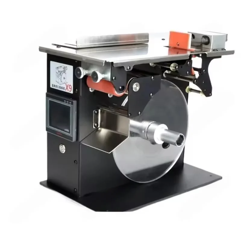 Small 90° Corner Labeling Equipment Right Angle Sealing Sticker Machine For Carton Gift Medicine Box Anti-Counterfeit Transparen