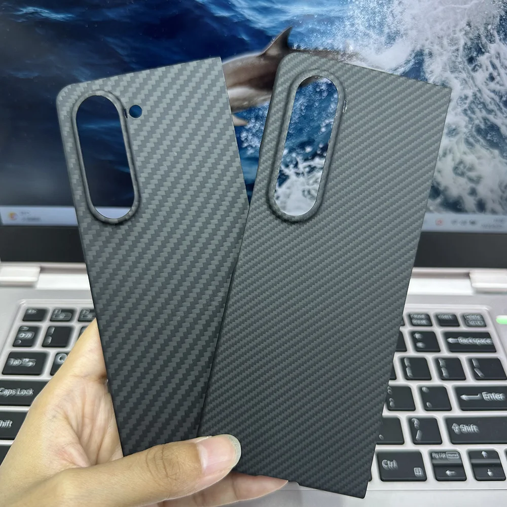 KANABEAR is suitable for Samsung Z Fold5 Kevlar aramid fiber phone case with color blocking Fold5 ultra-thin protective case