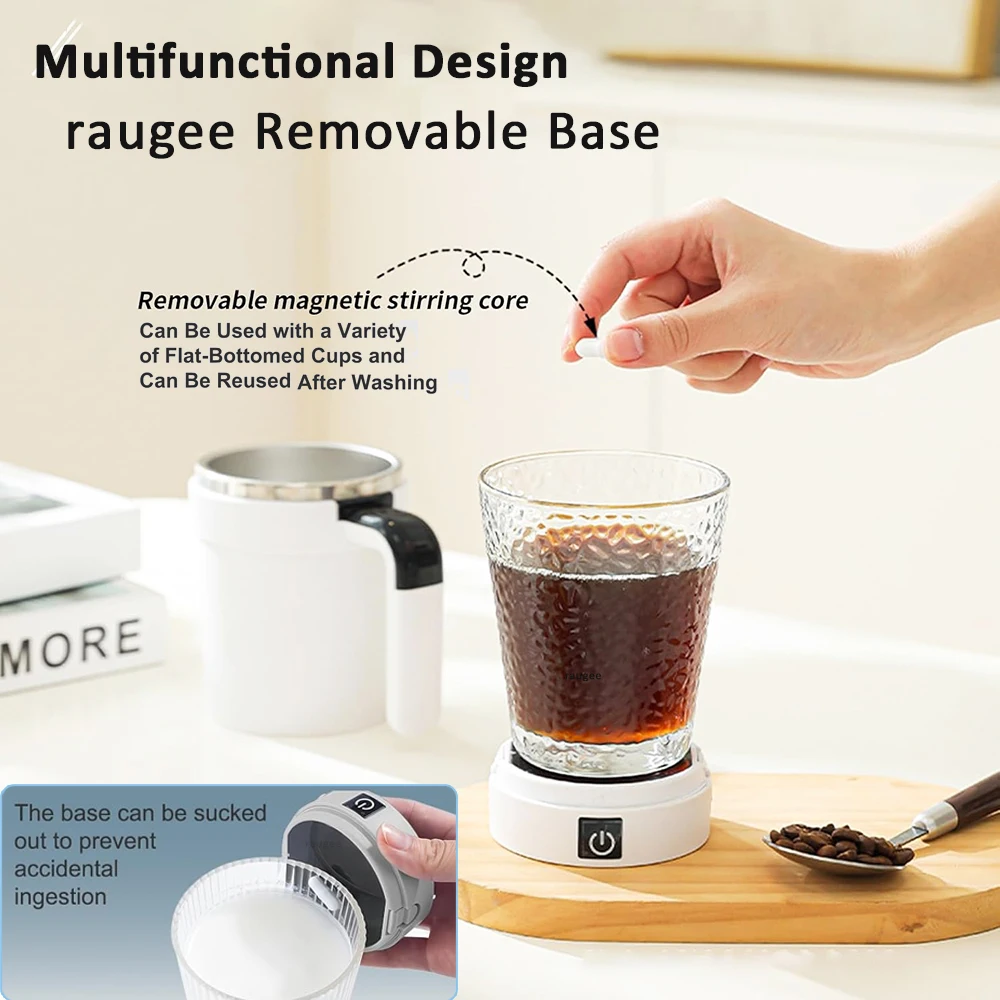 전기 자동 교반 커피 머그컵 커피 차 우유 혼합 컵 USB 충전식 자동 교반 머그컵 커피 우유 주스용