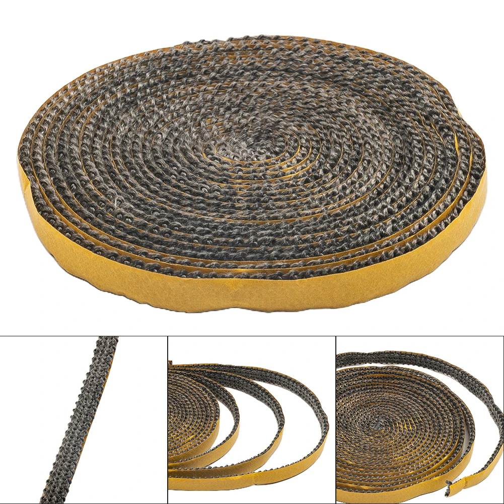 Waterproof Strip Sealing Strip 10x2mm 1pcs 4M Cotton Fireplace Gasket Furnace Sealing Tape Zbrand New Exquisite