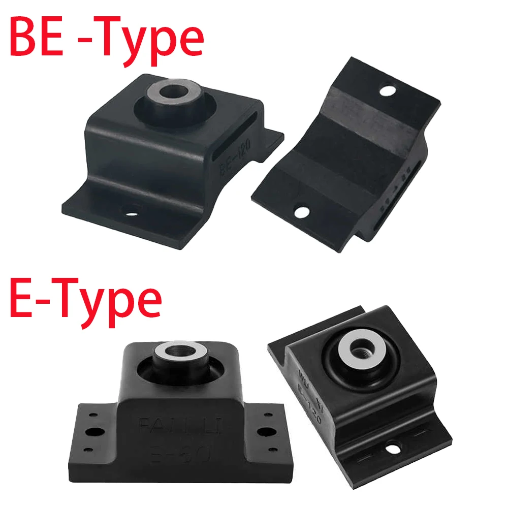 1Pcs M8 M10 M12 M14 M16 M18 M22 Damper Anti Vibration Isolation Mount E/BE -Type Shock Absorber Rubber Shock Absorber Crash Pad