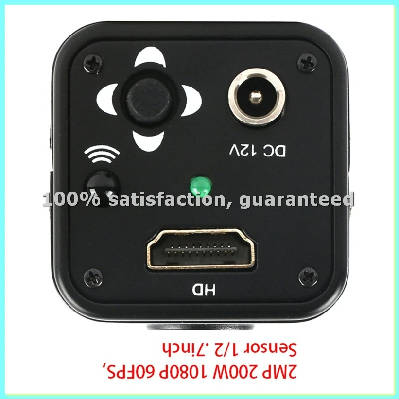 

1080P Industrial Video Microscope Camera C MOUNT Lens Electronics Video Camera for Phone PC PCB IC Repair EU Plug-ABFB