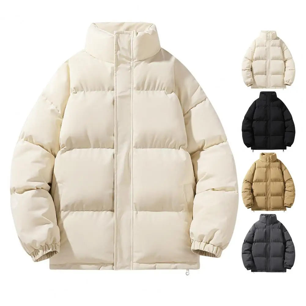 Dames Winterjas Met Ritssluiting En Rits Sluiting Heren Winter Puffer Jas Met Opstaande Kraag Rits Sluiting Voor Koude