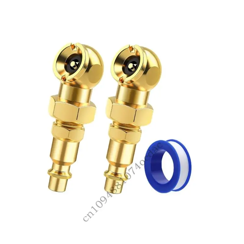 

0XXC Сверхмощная латунь 1/4NPT Быстрое соединение Муфта воздушного сопла Герметичная конструкция Универсальная для автомобильных