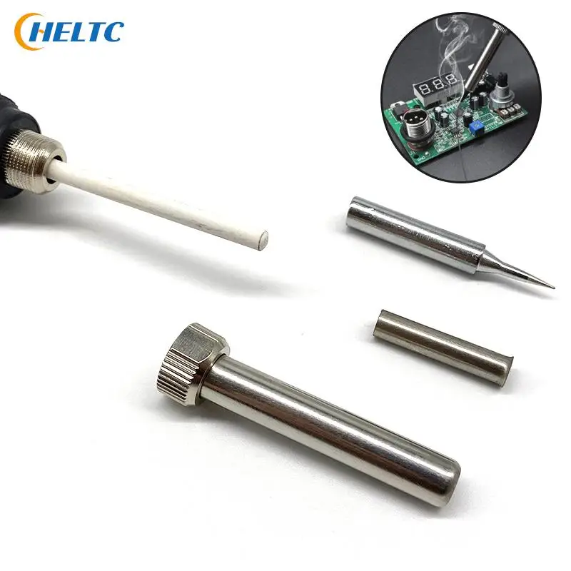 

New 1set 907 Solder Tip Sleeve Electric Soldering Iron Station Cannula Casing Handle Adapter Repair For NO.907T 905E