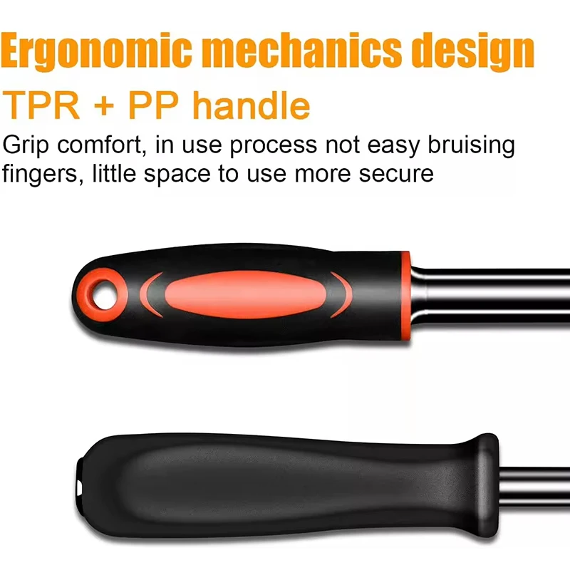 Set Kunci Soket Ratchet 46 pcs 1/4 Inch Drive dengan Ekstensi Metrik untuk Perbaikan Mobil dan Rumah Tangga, Set Kunci Soket Kombinasi