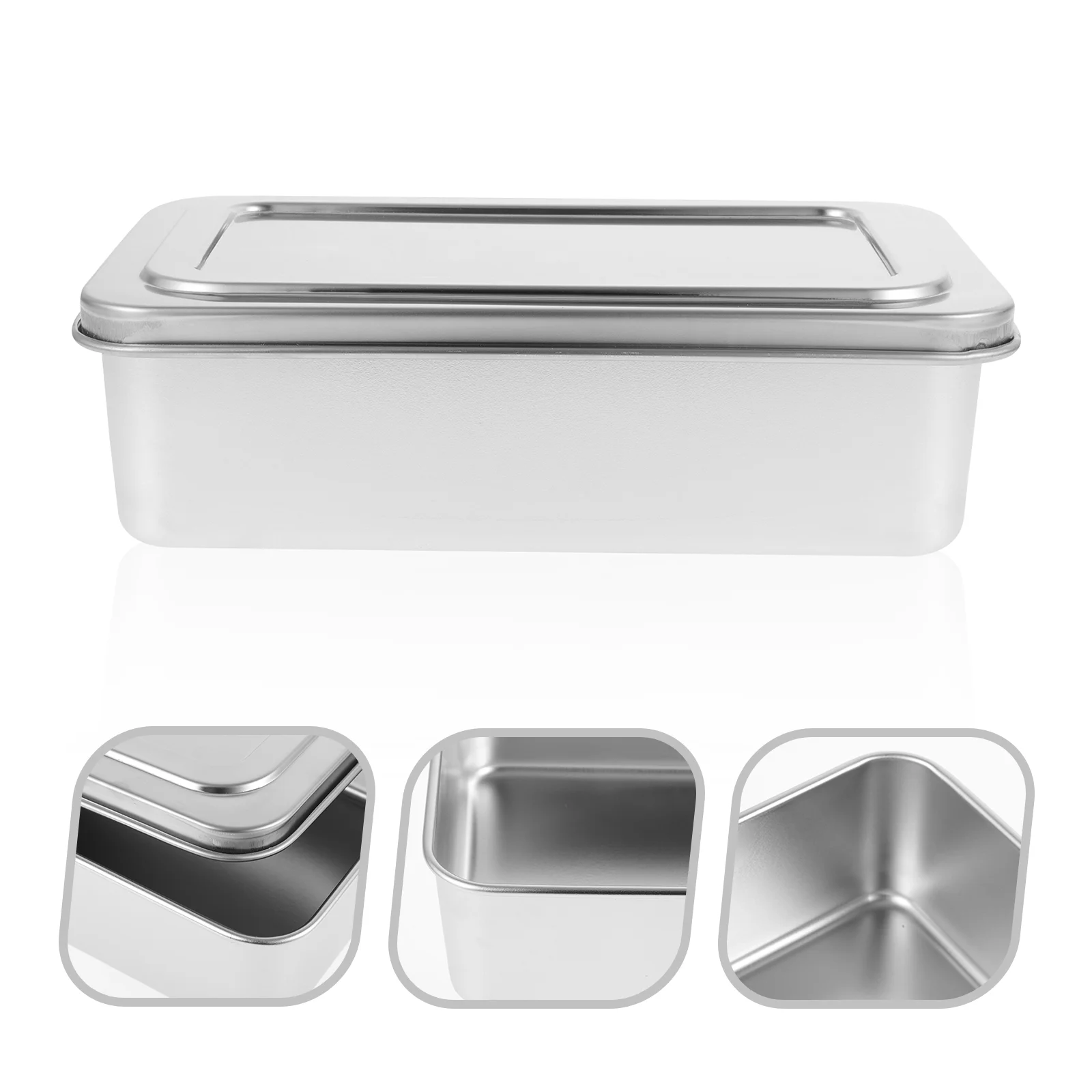 

Meat Pie Covered Baking Tray Pasties Bread Stainless Steel Rectangular Cake Pan