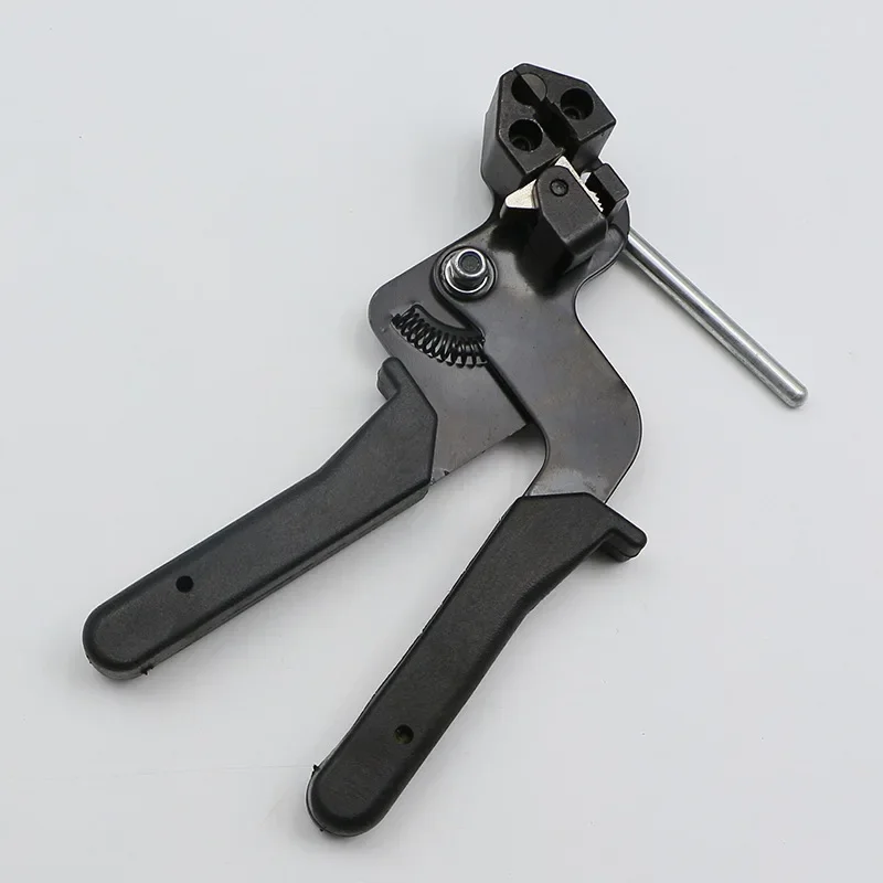 Cable Ties Gun Plier Fastening Strap Cutting Tool Cutter Tension Automatic Zip Gun Stainless Steel Locking Tie Hand Wrap Tool