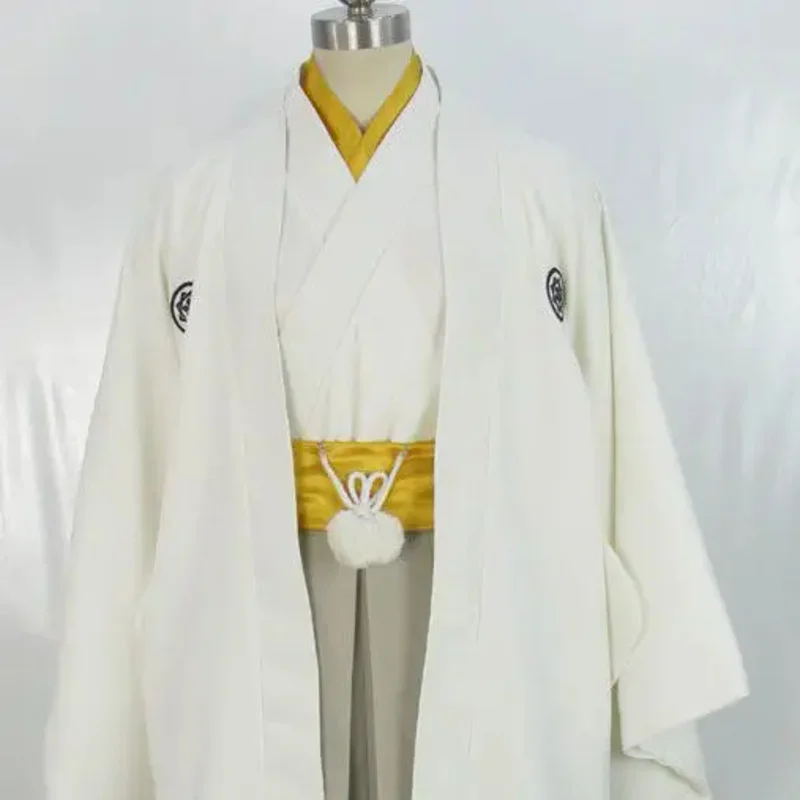 Summer Black Japanese Traditional Samurai Kimono For Men Yukata Bathing Robe Hekoobi Loose Style Sauna Homewear Belt Long Gown