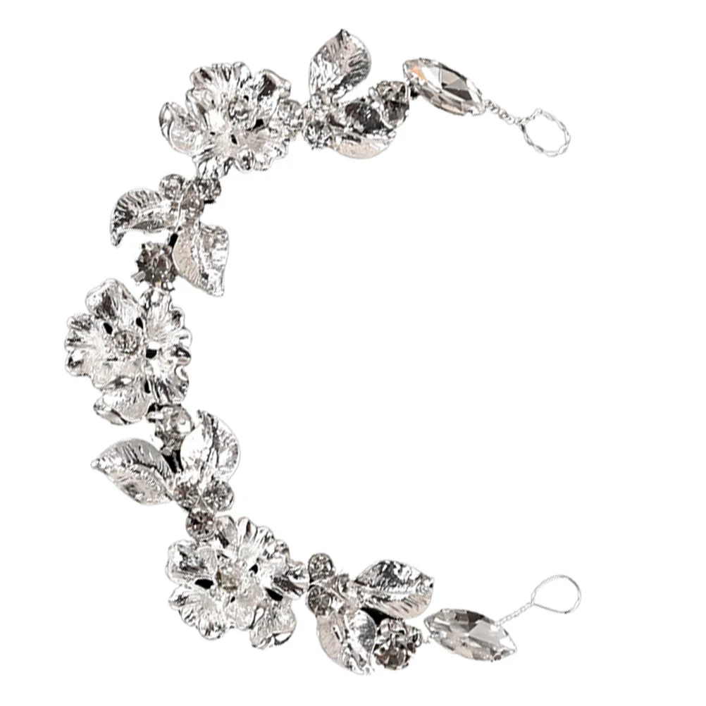 

Women Wedding Rhinestone Hairband Sparkly Bridal Headpiece Elegant Hair Ornament for Christmas New Year Wedding