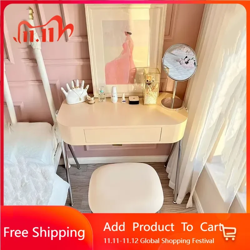 

Compact Storage Dressing Table French Small Drawer Girls Dressing Table Makeup Drawers Princess Schminktisch Trendy Furniture