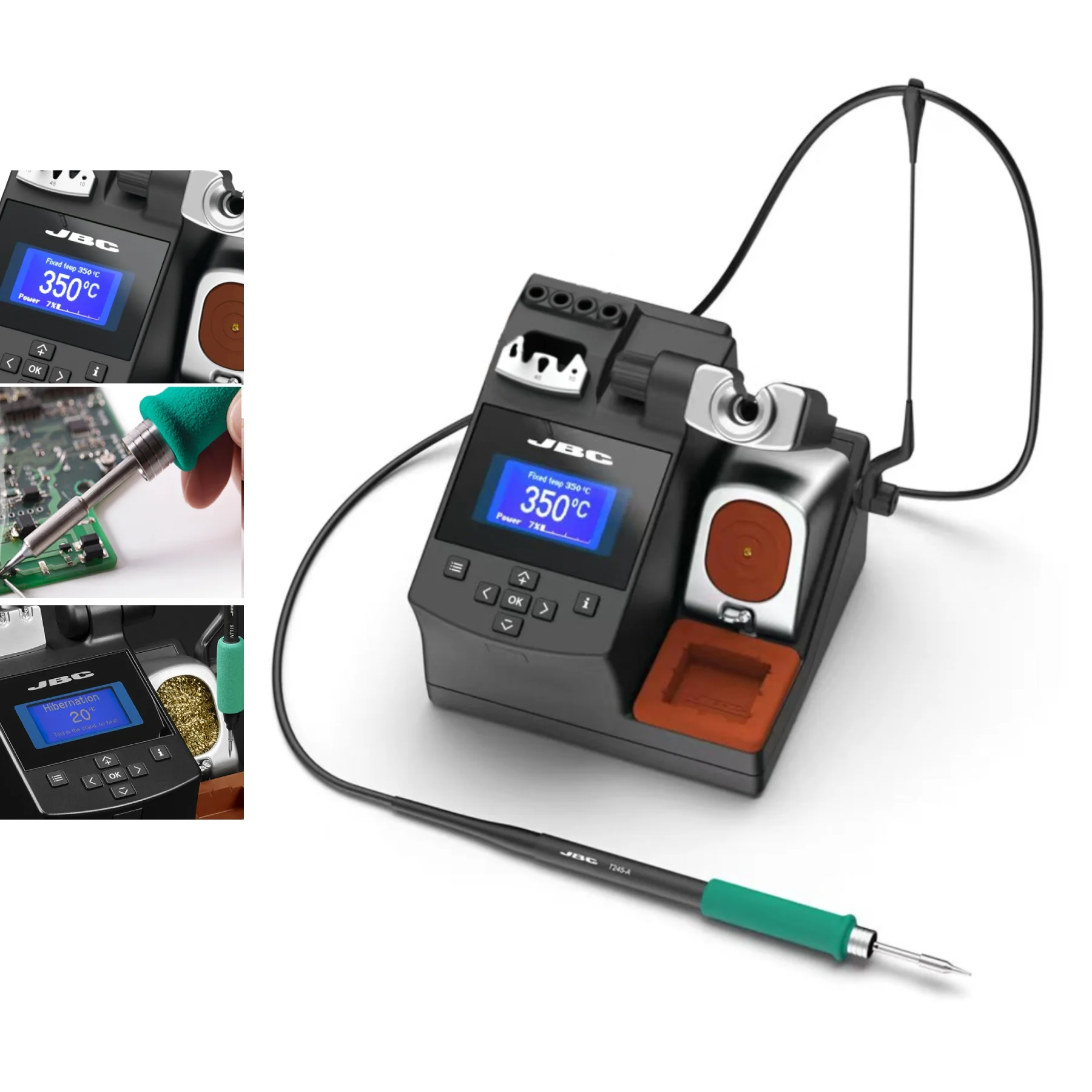 Originele Jbc CD-2BHQF Soldeerstation Precisie Intelligente Rework Tools Met C245 Soldeerbout Tip Voor Reparatie Mobiele Telefoon