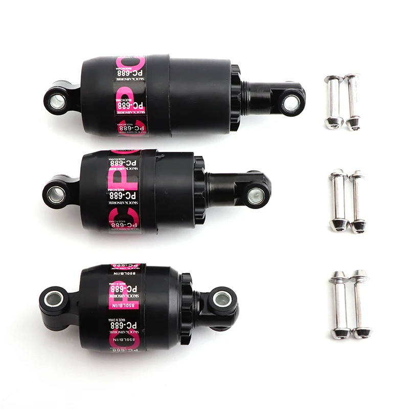 Mountain Bicycle Rear Shock Absorber 100mm/125mm/150mm Electric Scooter Shock Absorber Mountain Bike Oil Spring Shock Absorber