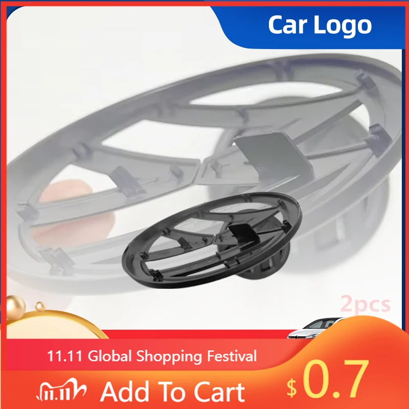 

Для Volkswagen VW Внутренние наклейки Автомобильный мусор 2 шт. Сменный значок Передний капот автомобиля Гриль Задний багажник Эмблема Логотип Для Golf 7 MK