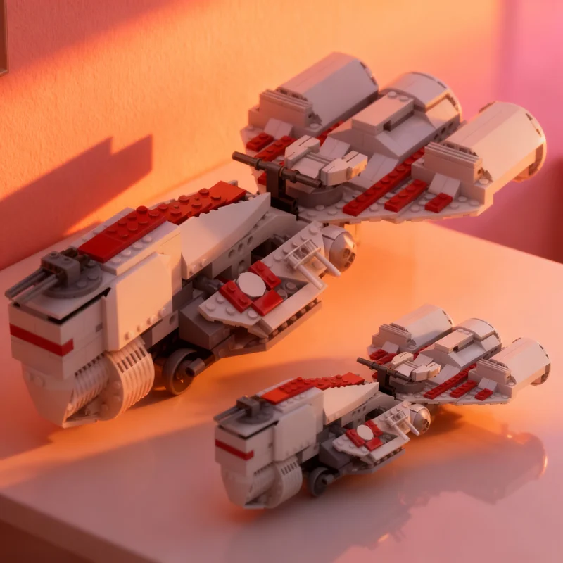 

Конструктор MOC «Звездный боевой консульский лёгкий крейсер», 446 деталей, развивающая игрушка, идея для подарка на Рождество