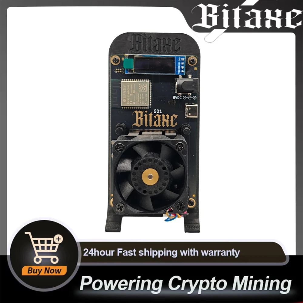 Hot Cryptos Bitcoin Miner Bitaxe Gamma 601 1.2TH/s منخفضة الضوضاء ASIC BTC عمال المناجم منفردًا للمنزل مع جهاز تعدين PSU Btc #2