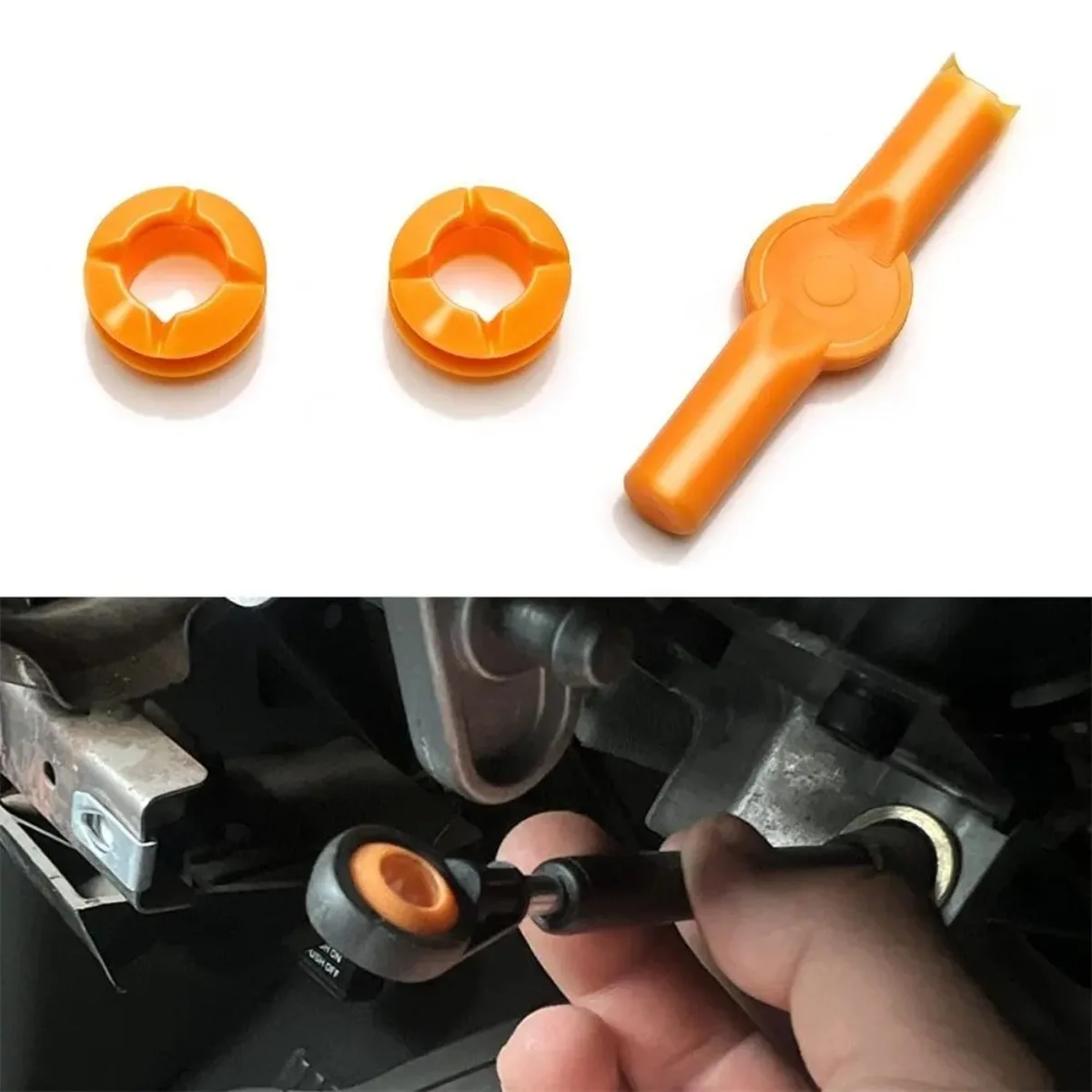 3Pcs For Nissan Pathfinder 05-2012 Titan 2005-2021 Gear Shift Cable Repair Kit Shift Cable Bushing 134193 34935ZQ60A, 34935ZR00A