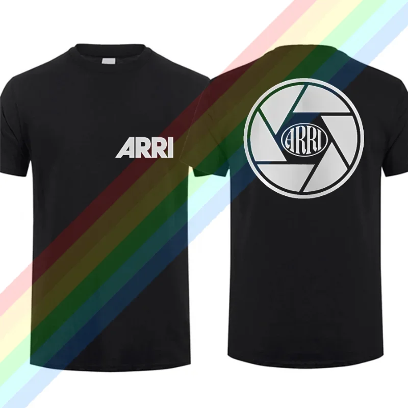 

New Men T Shirt Casual Arri Camera Logo T-shirt Graphic Oversized Sports Tops Breathable Comfortable Streetwear S-3XL Very cool