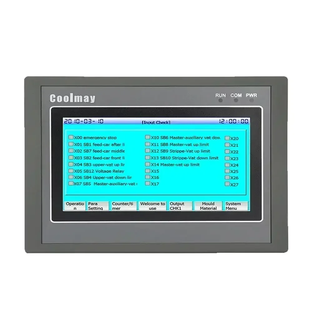 Coolmay MX3G 70C 40C 50C C40 PLC HMI All in One Integrated Ethernet Compatible FX3G/FX3U/FX3S Support MODBUS RS485 GX Works2