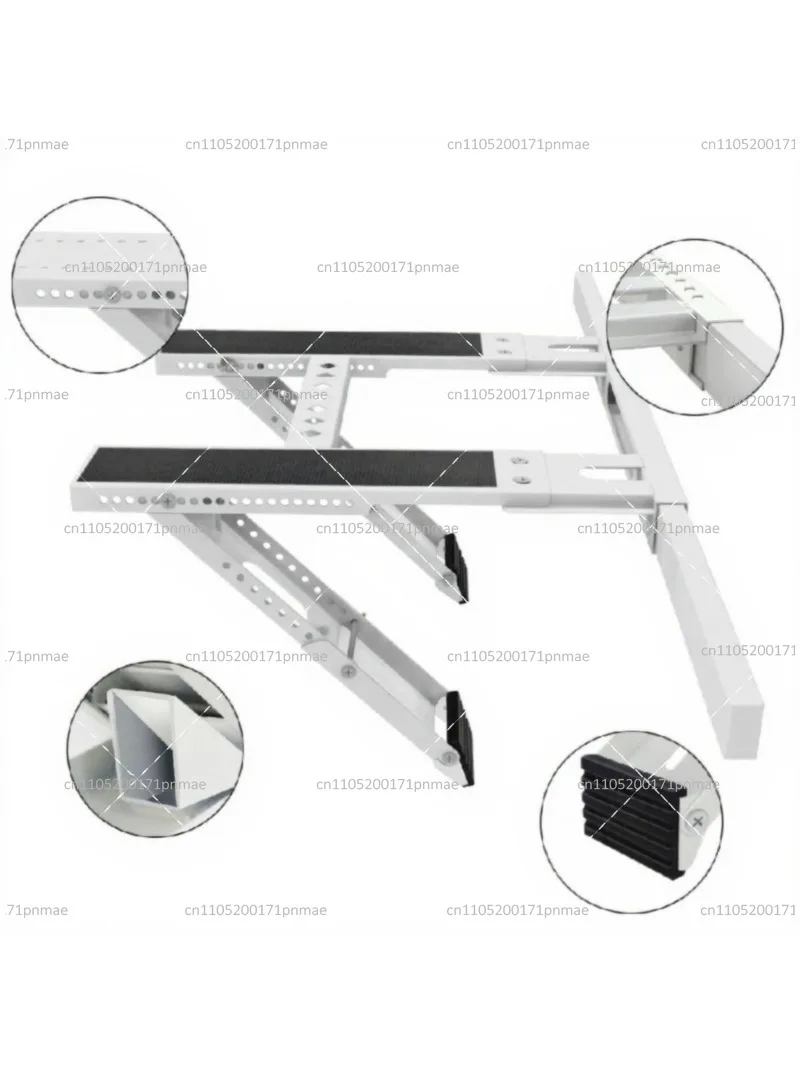 Universal Heavy Duty Foldable AC Bracket, Wall Mount for Window Air Conditioner, Max Load 200kg