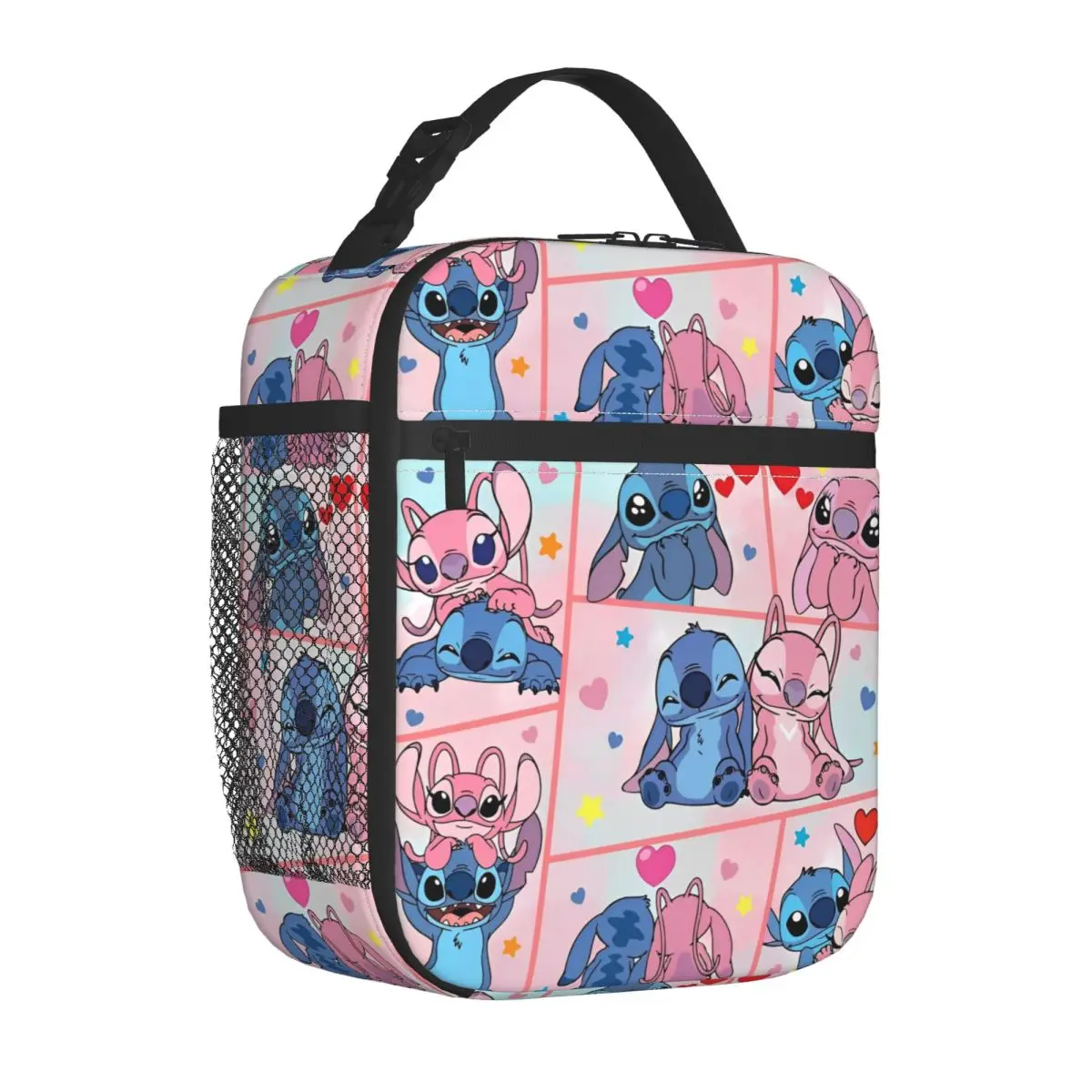 

Lilo And Stitch Cartoon Insulated Lunch Bag Thermal Bag Lunch Container Leakproof Tote Lunch Box Bento Pouch Beach Outdoor
