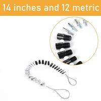 Bolt Nut Screw Thread Checker Set Inch Metric Gauge Measuring Inspection Tool