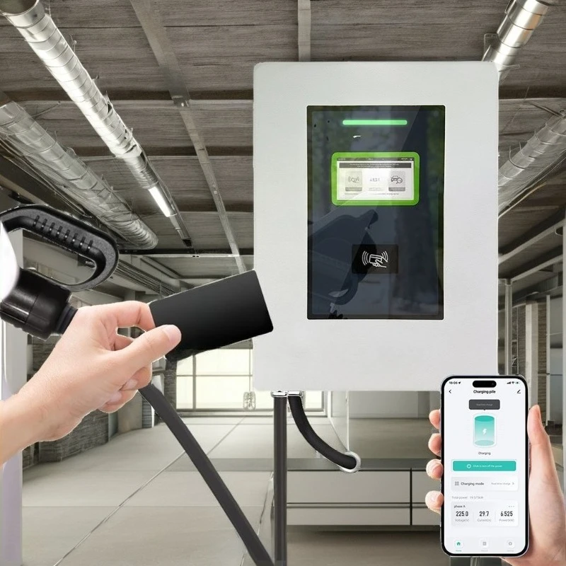 New Condition 30 KW Smart DC  Level 3 Home EV Fast Charger Wall-Mounted Charging Station 1.6 380V Model