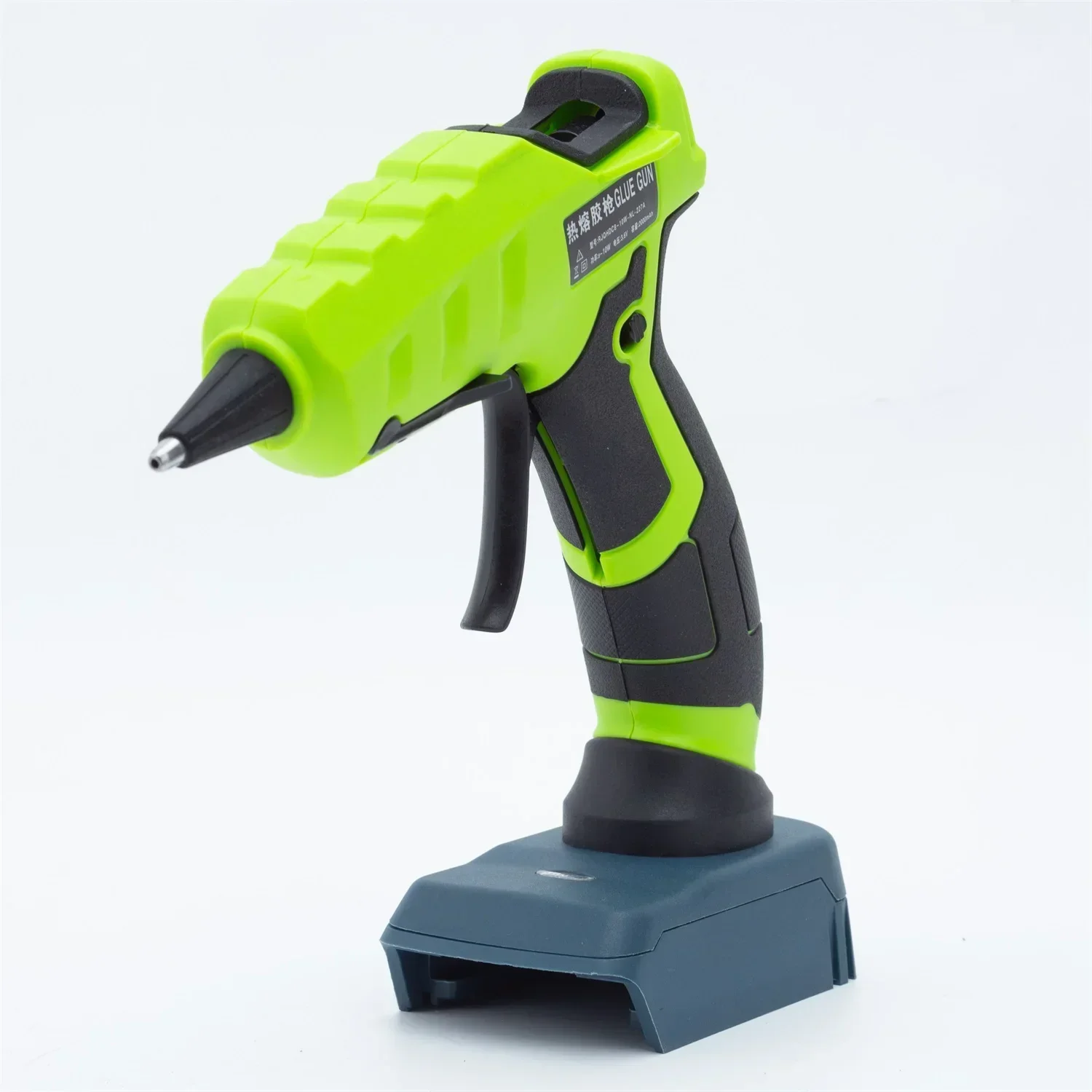 Cordless Hot Melt Glue Gun Suitable for BLACK+DECKER 20V Lithium Battery Repair DIY Christmas Gun 10pcs Glue Stick