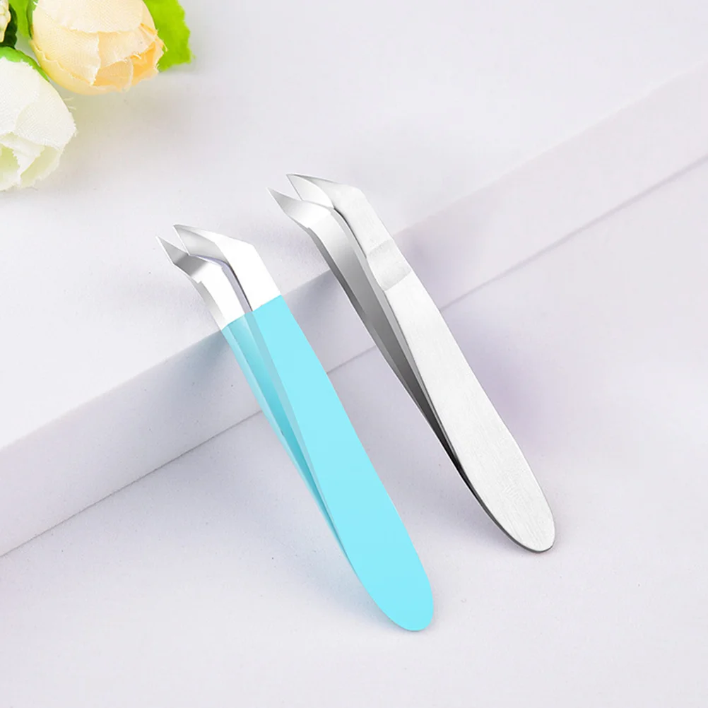 Nail Pliers Accessories Remover Tweezers Fingernail Clipper Pedicure Kit Gel for Nails Exfoliation Treatment Tool