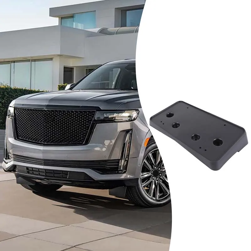 Front License Plate Holder Replace GM1068239 84378315 License Plate Frame For Cadillac Escalade ESV T1XX 2021-2023 US Version