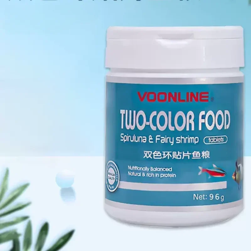 

Воонлайн двухцветный кольцевой патч-корм для мелкой рыбы с универсальным типом