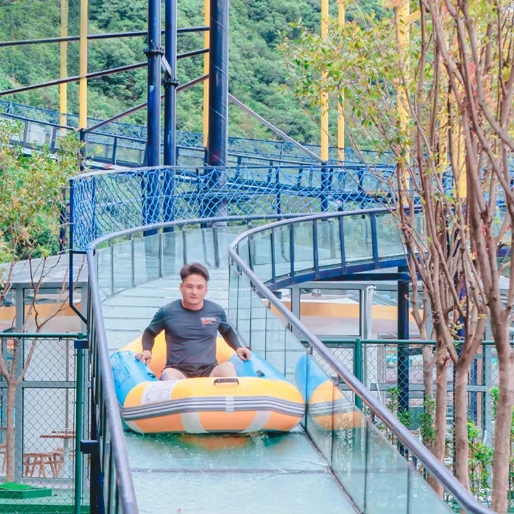 Outdoor Mountain Glass Water Slide Drifting Roller Coaster for Summer Happy Game