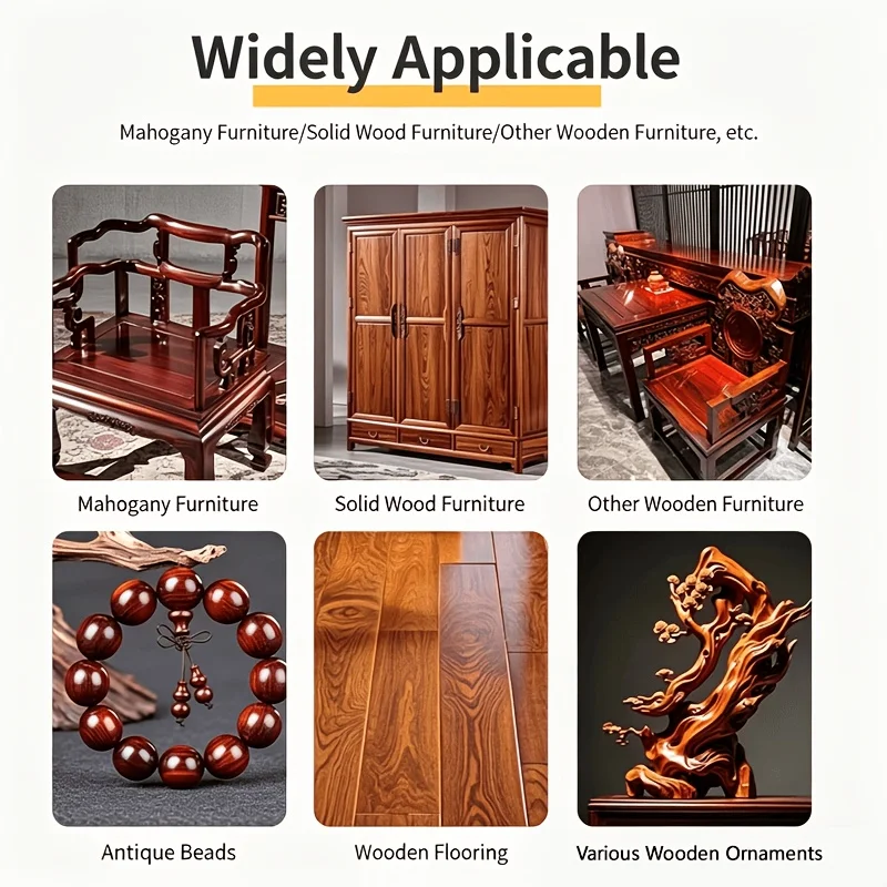 KJM Wood Repair Paste For Furniture Scratch Crack Fading Touch Up Wax Wood Grain Restorer For Doors Tables Cabinets Floors