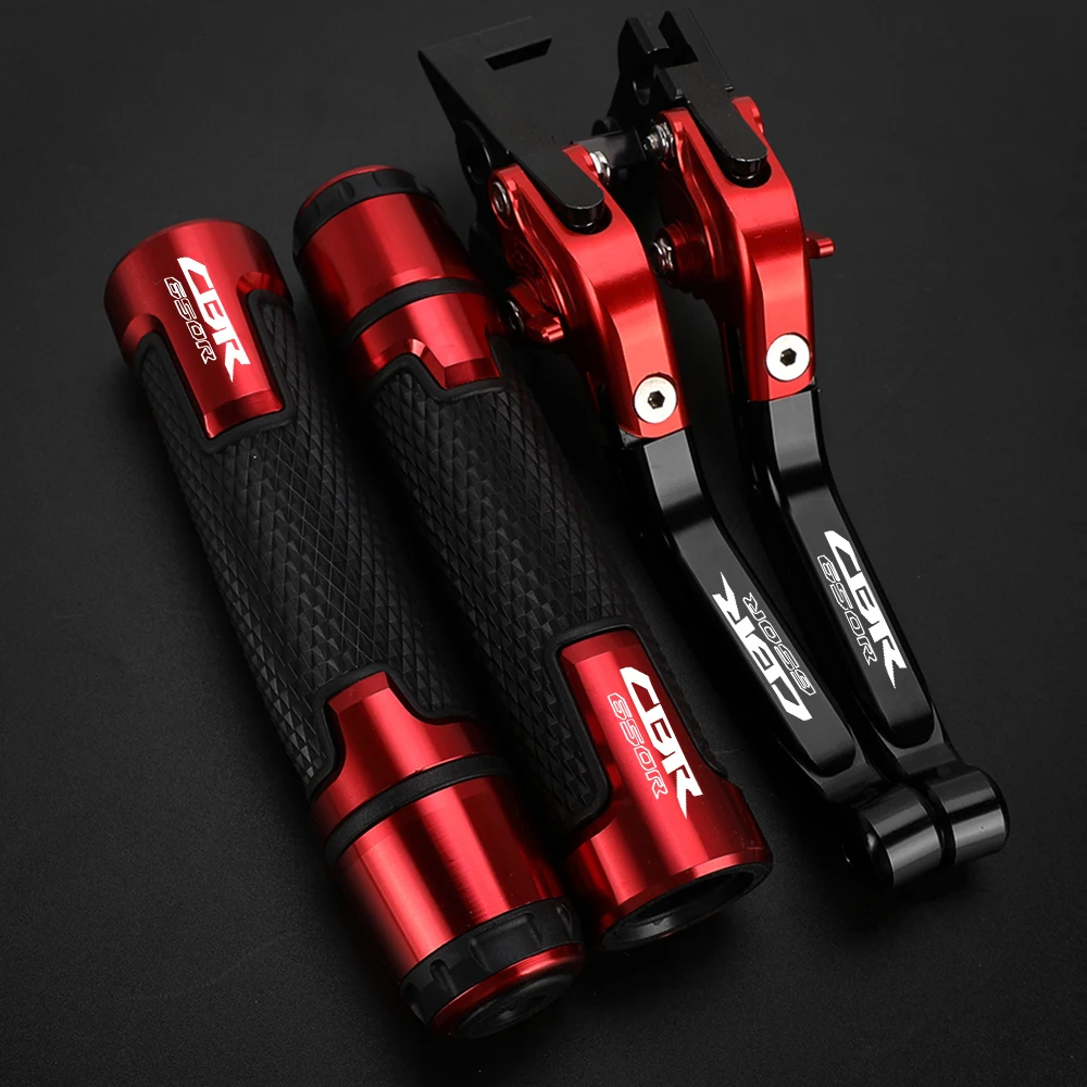 

Motorcycle Accessories Adjustable Brake Clutch Levers Handlebar grips ends for Honda CBR650R CBR 650 R CBR-650R 2018-2020 2019