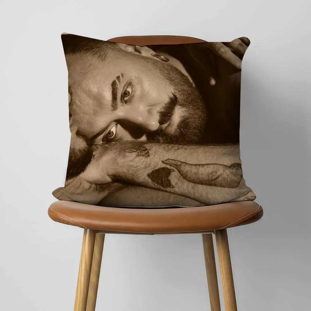 S-Sam Smith Hazel Eyes 30x30cm 45x45cm Pillow Case Decor Protective Covers Comfortable Soft For Sofa Living Room Home Office