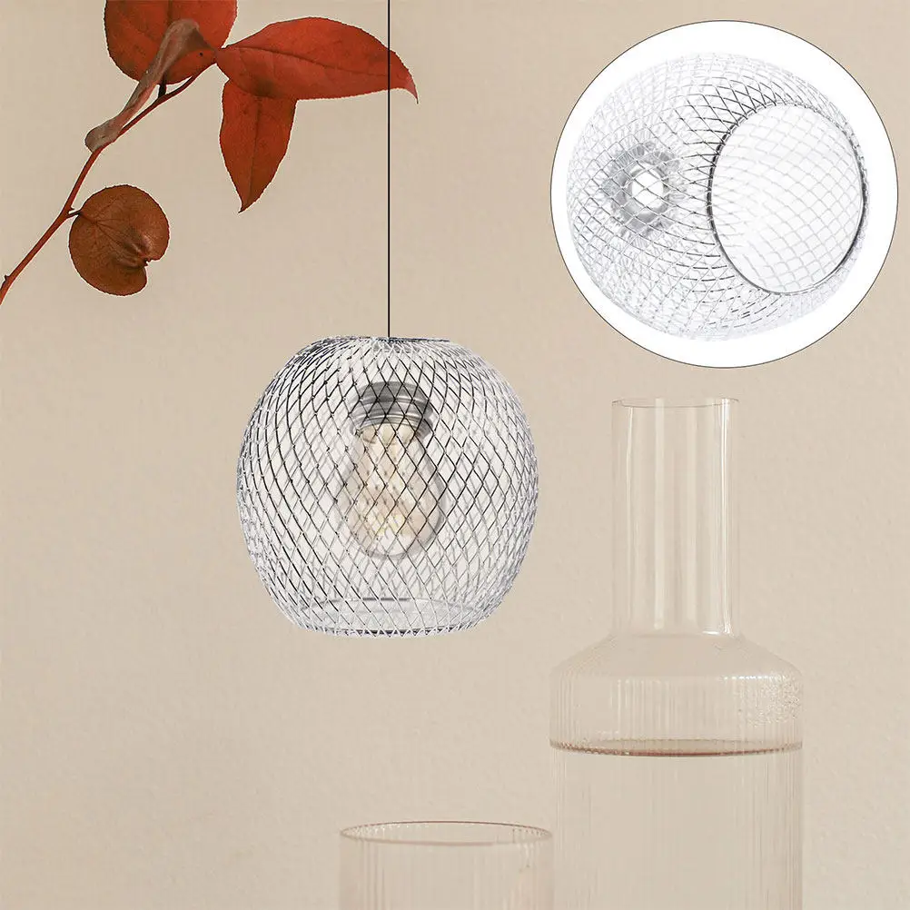 

2 шт. металлические защитные абажуры открытого типа для подвесных потолочных вентиляторов, винтажные промышленные светильники-шары