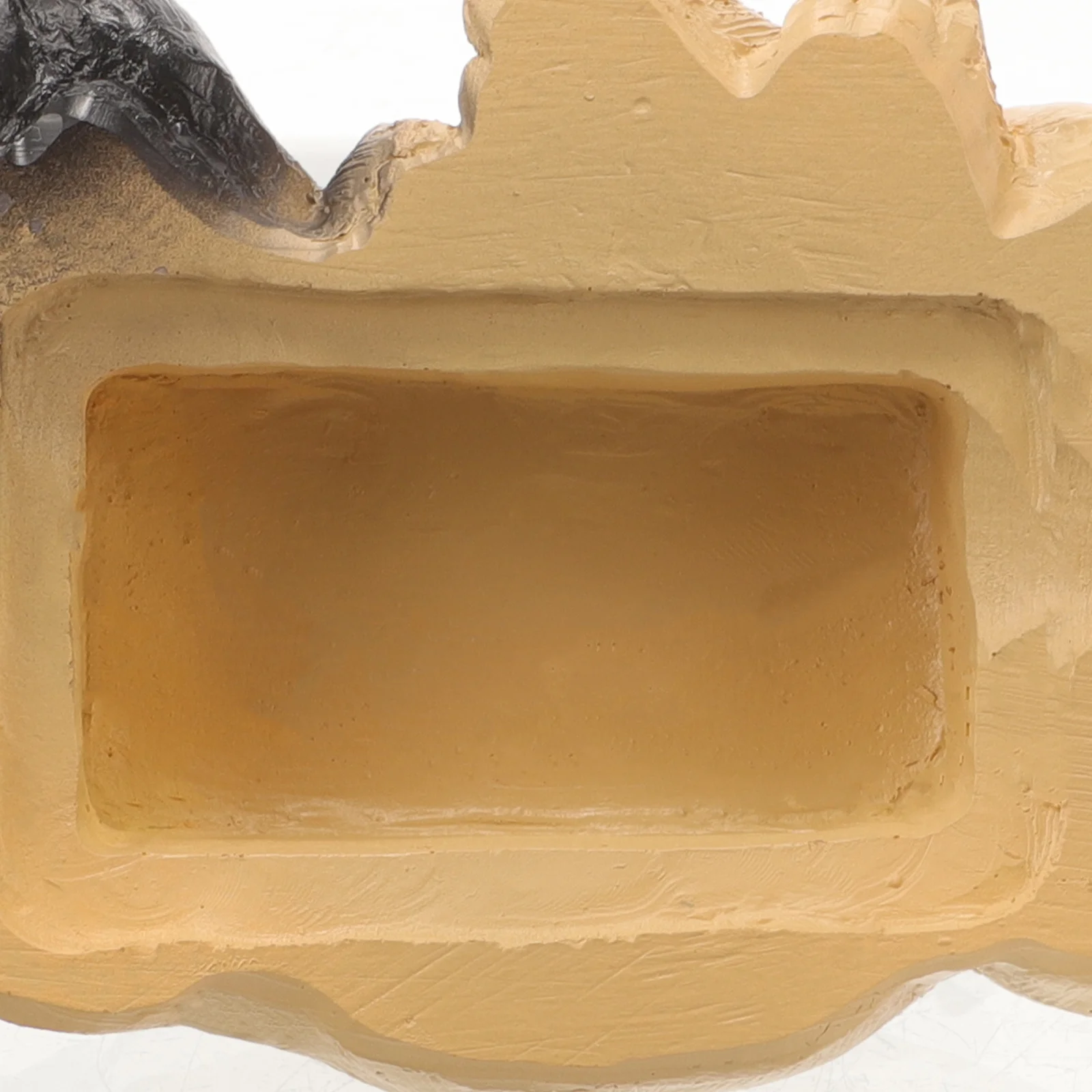 جرو حديقة مفتاح مخفي في الهواء الطلق الراتنج الزخرفية الصخور لتخزين مفاتيح الغيار المخفية حل باب ساحة مقاوم للماء #6