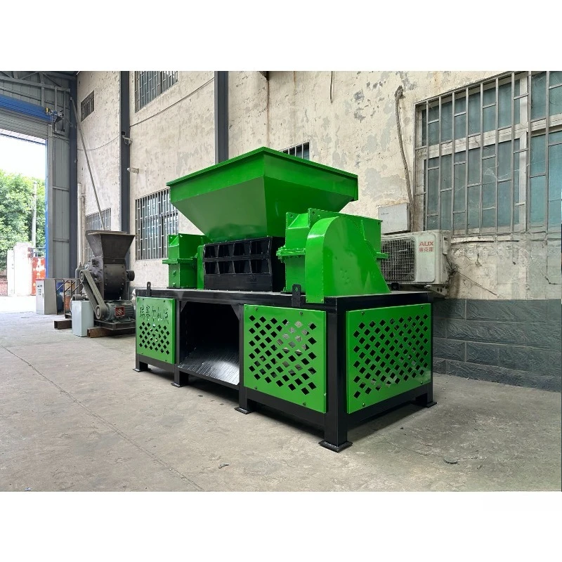 Alloy Blade Tire Shredder Wear Resistant Tyre Shredding Machine Long Service Life Rubber Recycling Equipment Customized