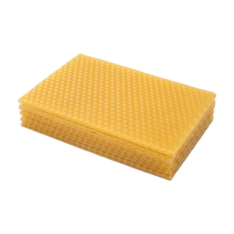 Retail 10 Pieces 100% Natural Beeswax Candle Making Kit, Honeycomb Texture DIY Beeswax Candle Craft Set