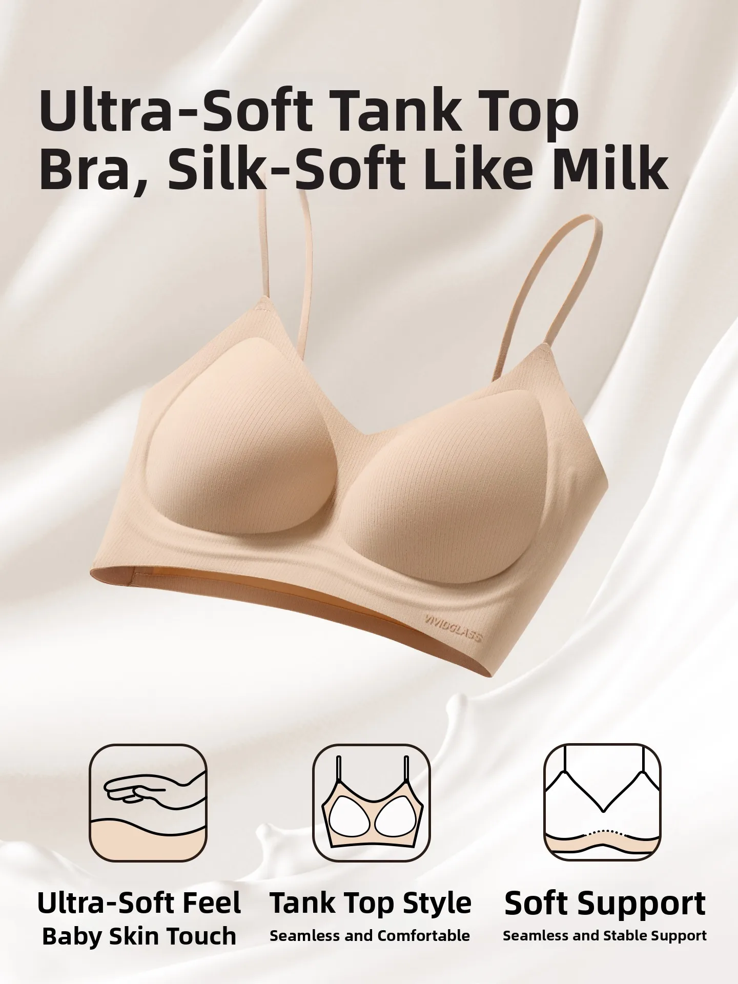 City Beauty Tea Flower Wireless Bra Women's Gather Small Chest Auxiliary Breast Collection One-Piece Beautiful Back New Model