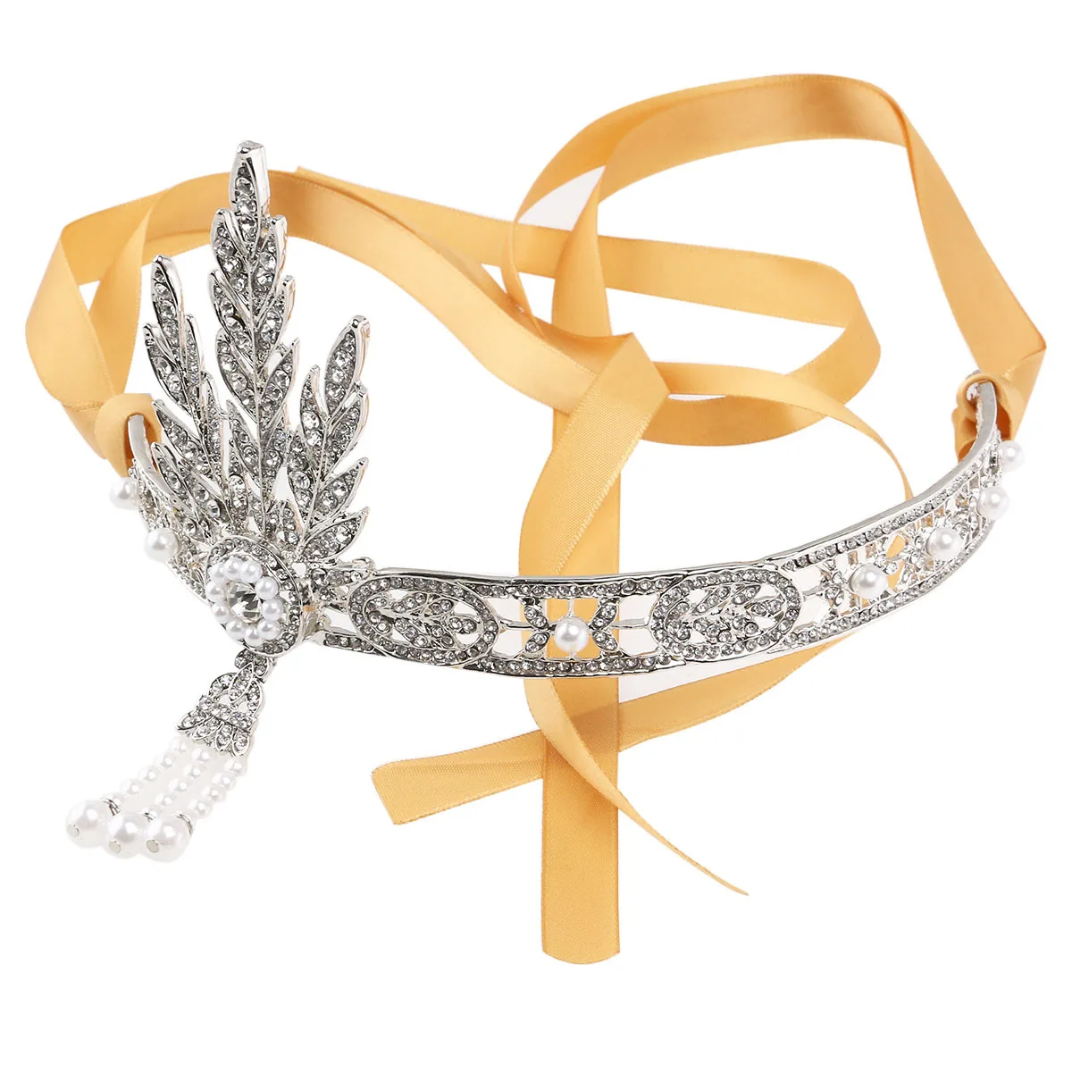 

Bridal hair loop wedding hair barrettes bride hair loop wedding hairband Bridal tiara